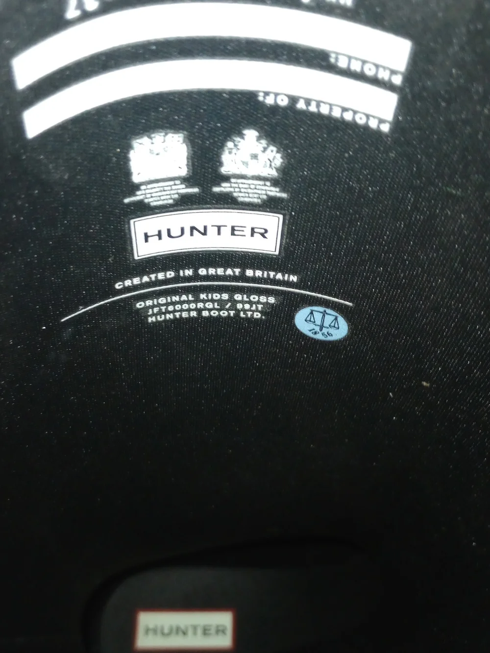 Hunter Women's Black Gloss Tall Rain Boots